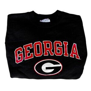 Vintage Champions Georgia Bulldogs Sweatshirt UGA  Dawgs Unisex Small Football